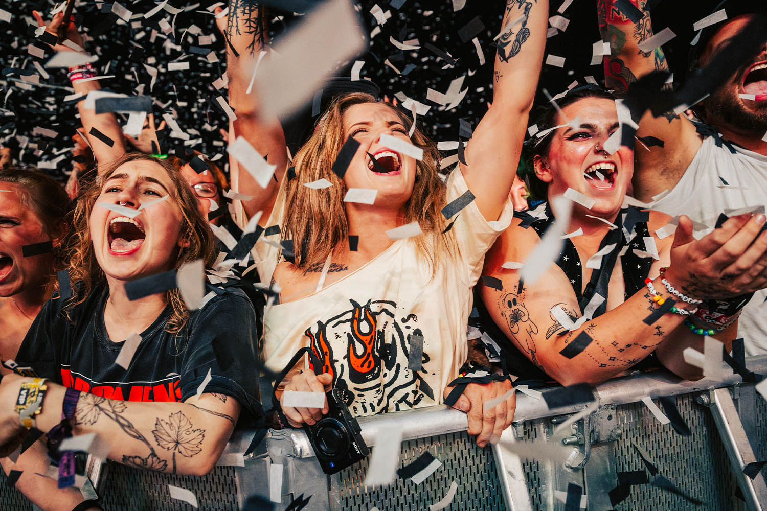 Louder Than Life VIP area with elevated stage views
